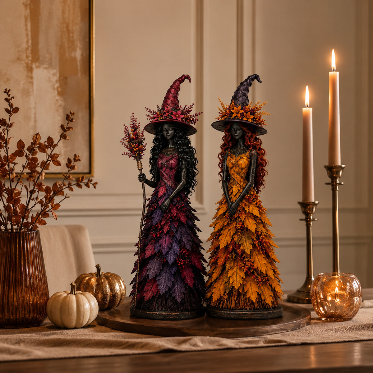 🧙‍♀️Enchanted Autumn Witch Figurine (📦Buy 2 Free Shipping)