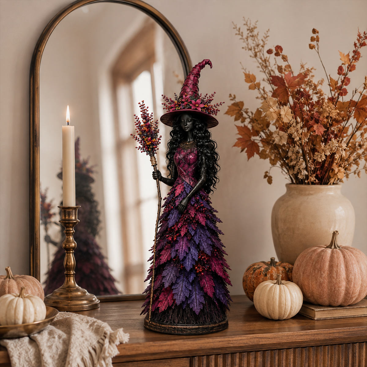🧙‍♀️Enchanted Autumn Witch Figurine (📦Buy 2 Free Shipping)