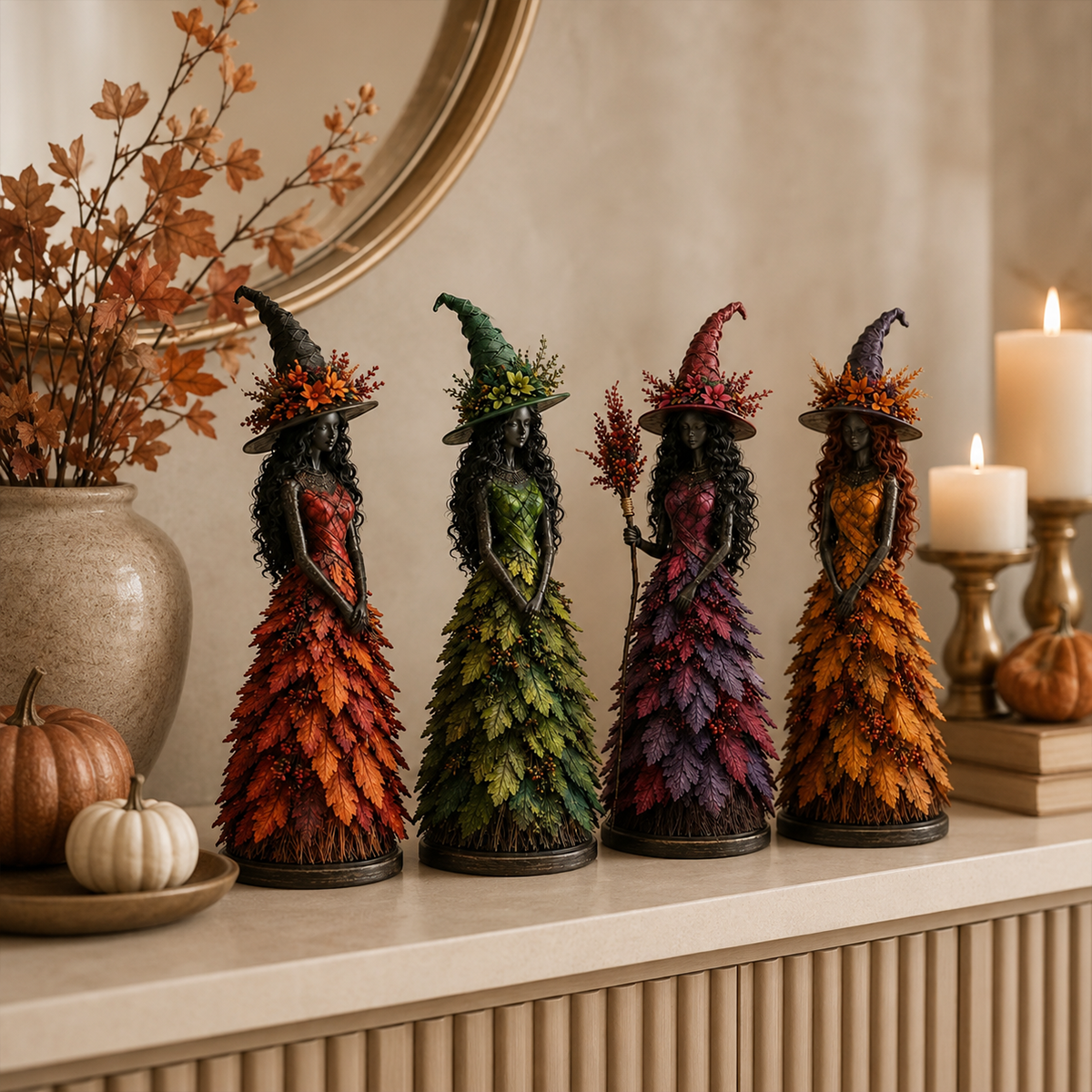 🧙‍♀️Enchanted Autumn Witch Figurine (📦Buy 2 Free Shipping)