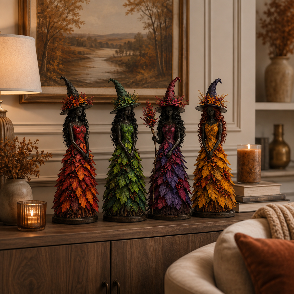 🧙‍♀️Enchanted Autumn Witch Figurine (📦Buy 2 Free Shipping)