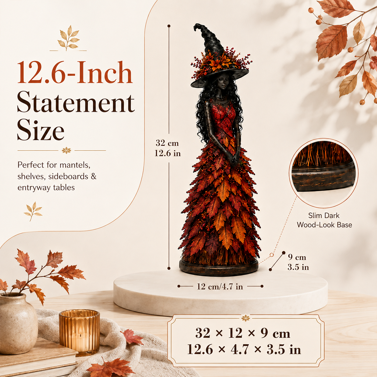 🧙‍♀️Enchanted Autumn Witch Figurine (📦Buy 2 Free Shipping)