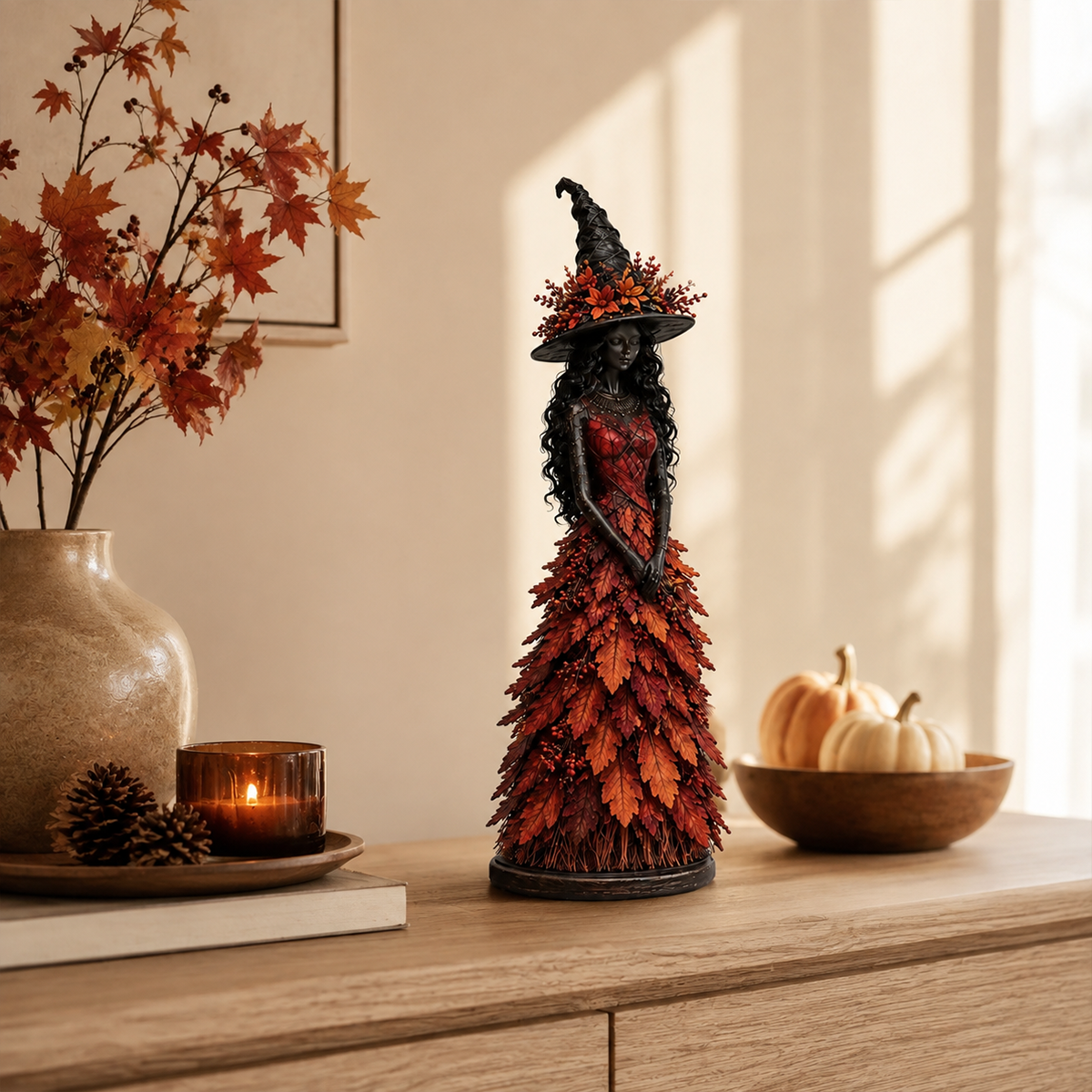 🧙‍♀️Enchanted Autumn Witch Figurine (📦Buy 2 Free Shipping)