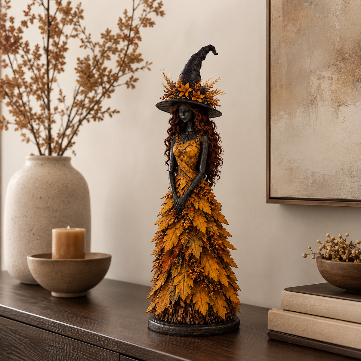 🧙‍♀️Enchanted Autumn Witch Figurine (📦Buy 2 Free Shipping)