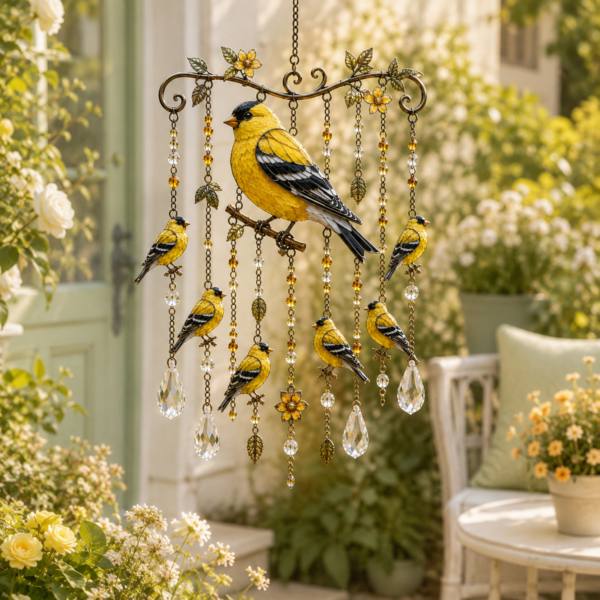🐦 Hummingbird Wind Chime 🎐 Beauty & Melody in Every Breeze