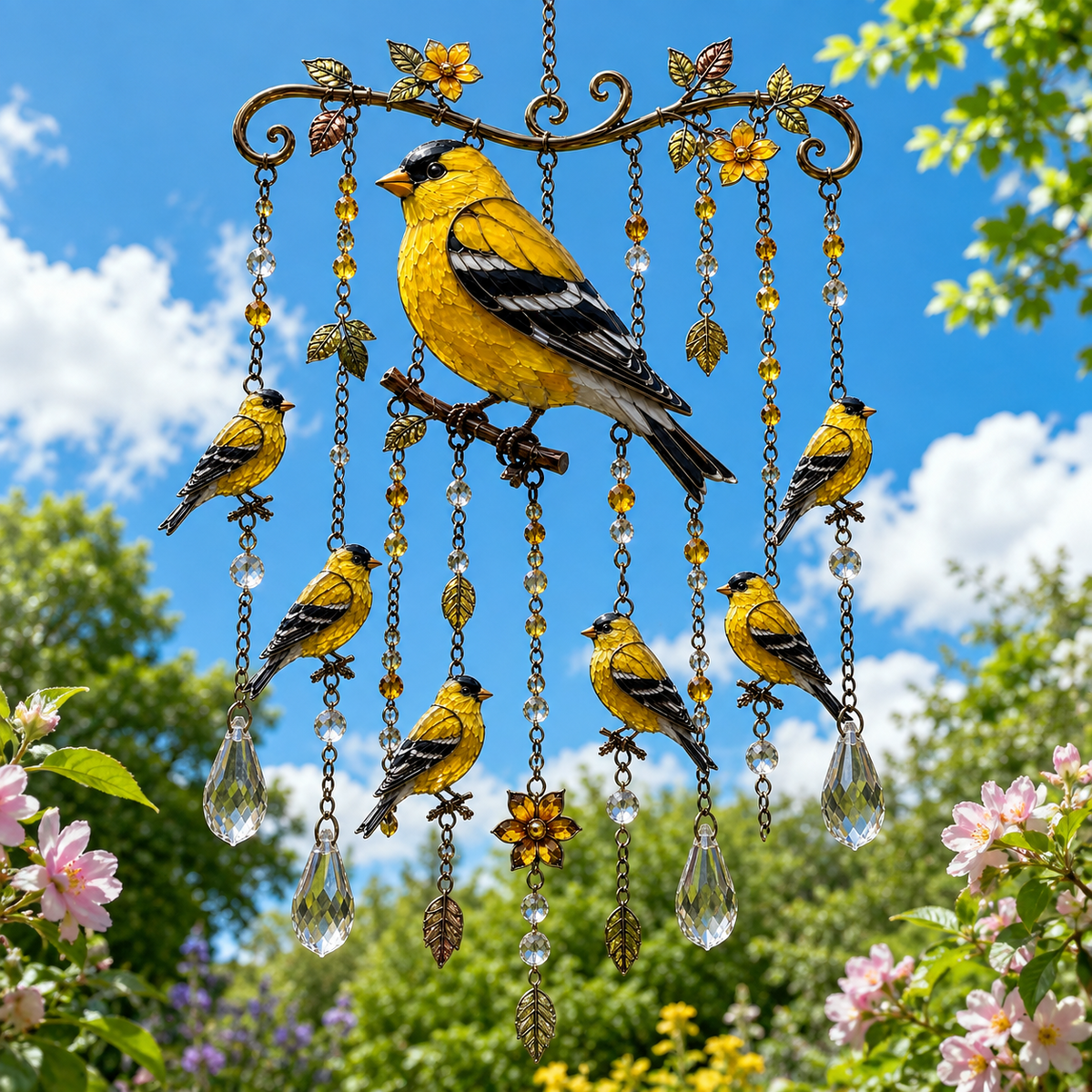 🐦 Hummingbird Wind Chime 🎐 Beauty & Melody in Every Breeze